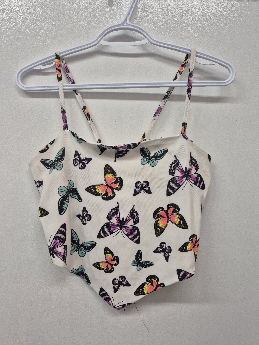 🌼5$/20 Ardene White Butterfly Print Tank Top